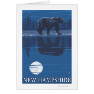 Neues HampshireBear im Mondschein
