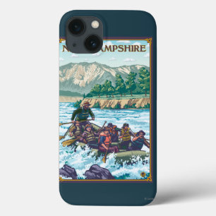 Neues HampshireRiver, das Szene flößt iPhone 13 Hülle