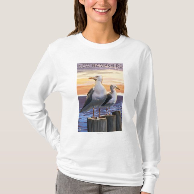 Neues HampshireSea betrügt Szene T-Shirt (Vorderseite)