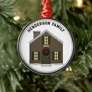 Neues Haus 2026 Andenken Metall-Ornament Ornament Aus Metall