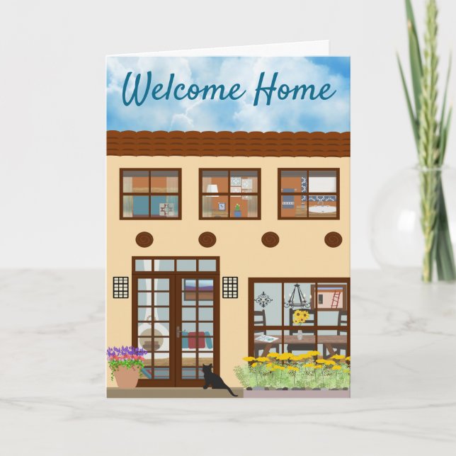 Neues Haus Südwestlicher Glückwunsch Karte (Vorderseite)