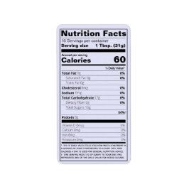 Neues Honey Nutrition Fakten Lavendel-Produkt Adressaufkleber