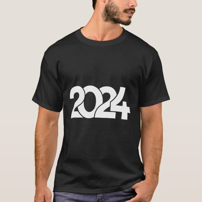 Neues Jahr 2024 T-Shirt (Vorderseite)