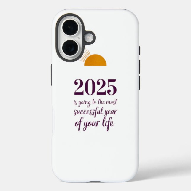Neues Jahr 2025 Case-Mate iPhone Hülle (Rückseite)
