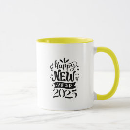 neues Jahr 2025 Tasse