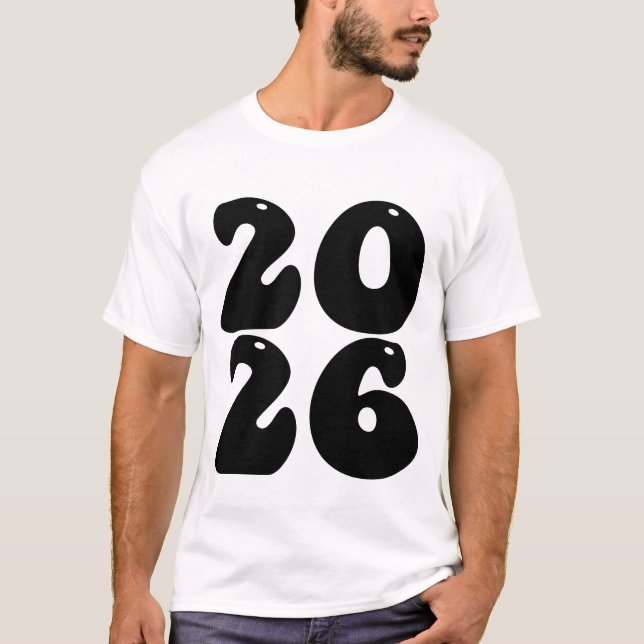 Neues Jahr 2026 T-Shirt (Vorderseite)