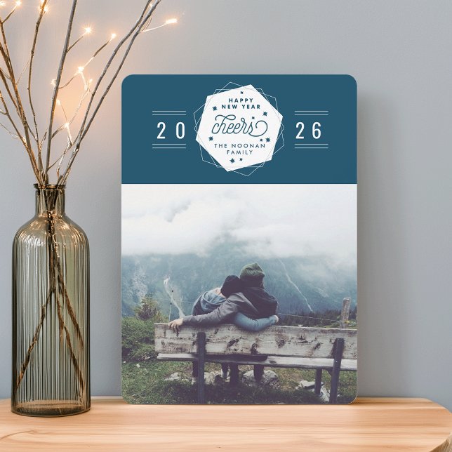 Neues Jahr-Foto Feiertagskarte (Von Creator hochgeladen)