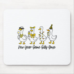 Neues Jahr gleich dumme Gans Lustig 2026 Neues Jah Mousepad
