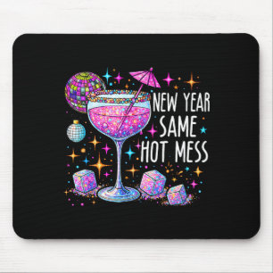 Neues Jahr gleich heißes Chaos Lustiges Silvester  Mousepad