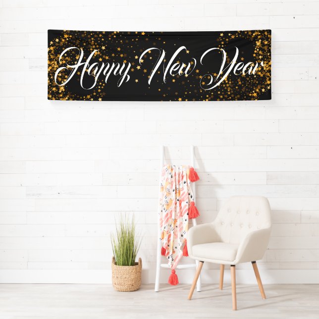 Neues Jahr im Innern glücklich Banner (Insitu)