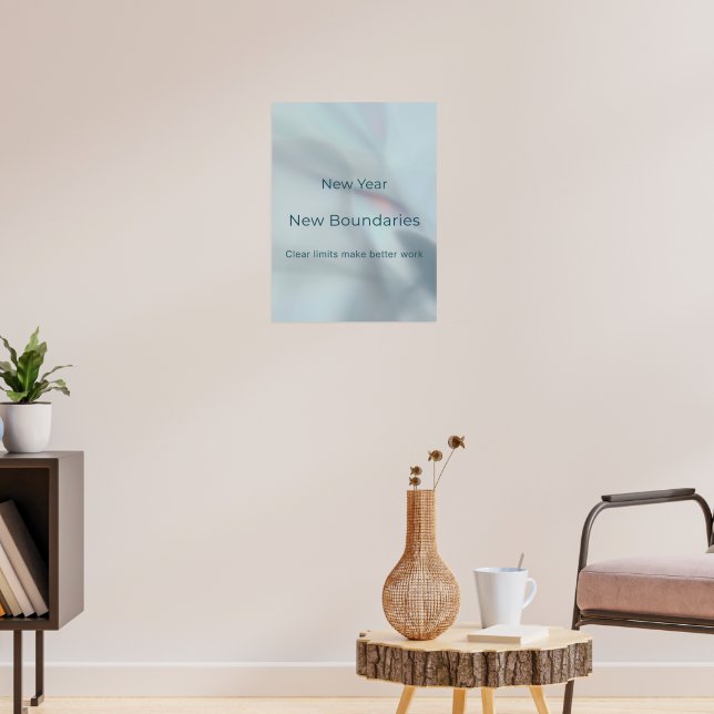 NEUES JAHR, NEUE GRENZEN POSTER (Wohnzimmer 3)