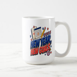 Neues Jahr, neue Ziele Kaffeetasse