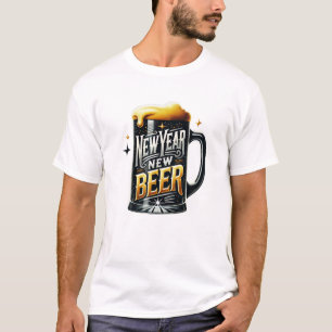 Neues Jahr Neues Bierfest Party T-Shirt
