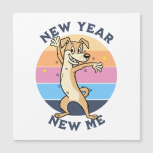 Neues Jahr Neues Ich Magnetkarte