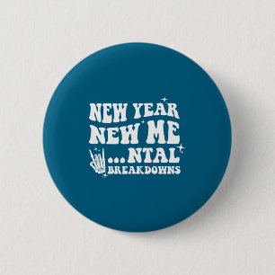 Neues Jahr, neues Ich, mentaler Zusammenbruch Graf Button