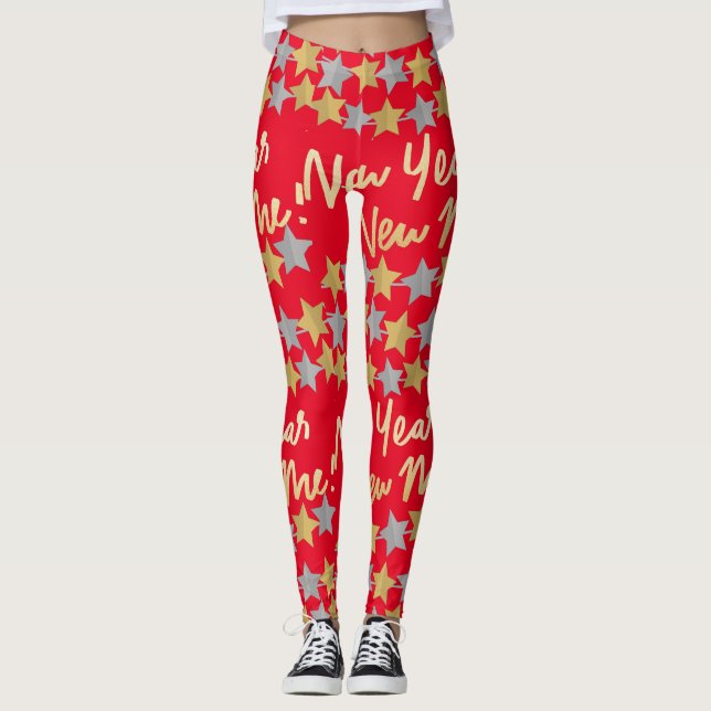 Neues Jahr New Me, glückliches neues Jahr 2022 Fes Leggings (Vorderseite)