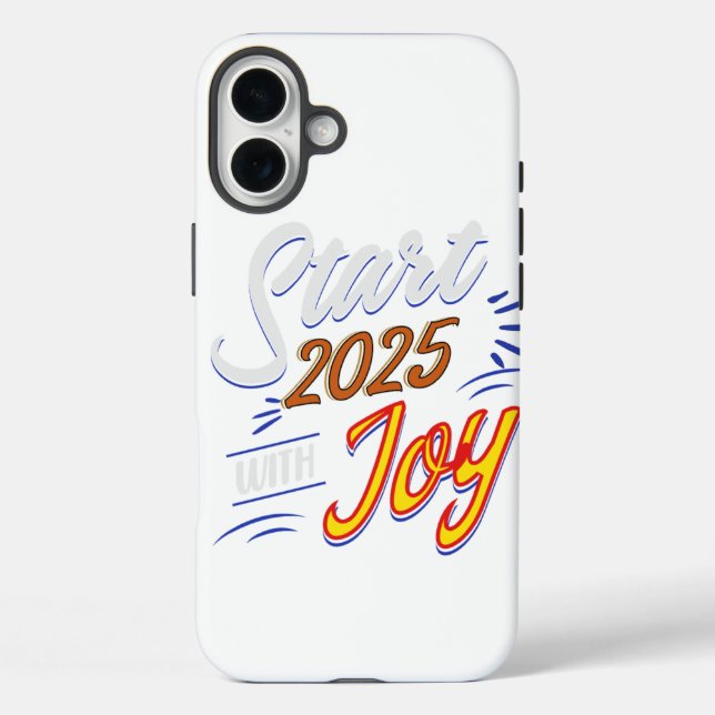 Neues Jahr Special - Start 2025 mit joy i phone ca Case-Mate iPhone Hülle (Rückseite)