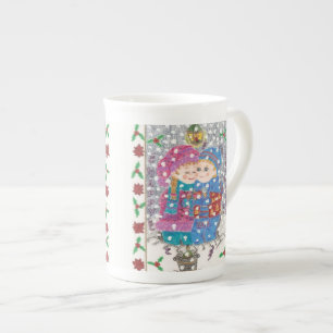 Neues Jahr-Spezialitäten-Tasse Prozellantasse