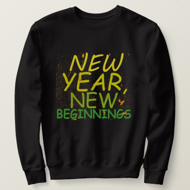 NEUES JAHR SWEATSHIRT (Design vorne)