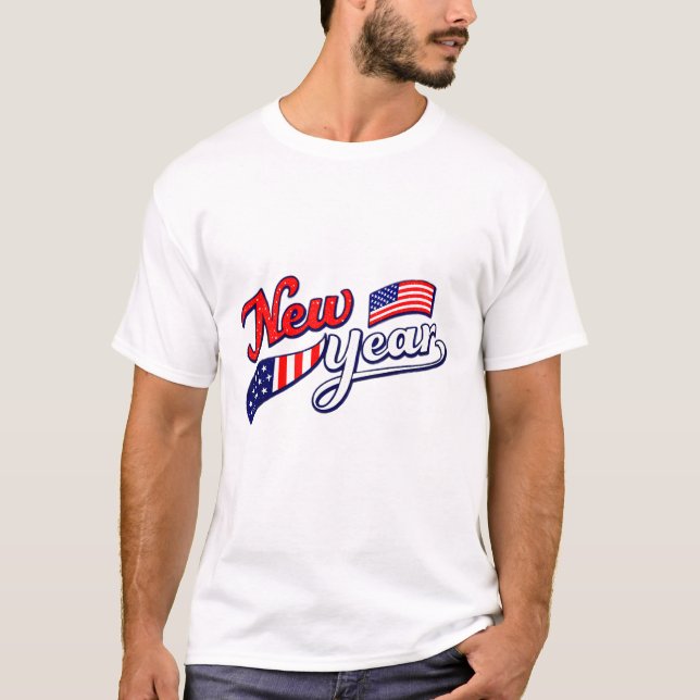 Neues Jahr T Shirt (Vorderseite)