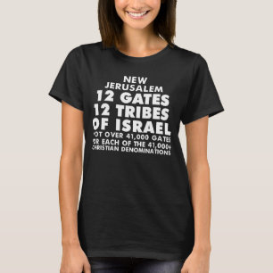 Neues Jerusalem 12 Stämme Israel-T - Shirt