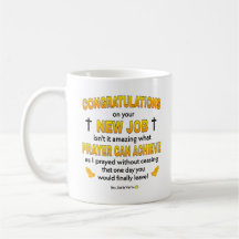 Neues Job Funny Geschenk für ein Christliches. C