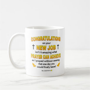   Neues Job Funny Geschenk für ein Christliches.  Kaffeetasse