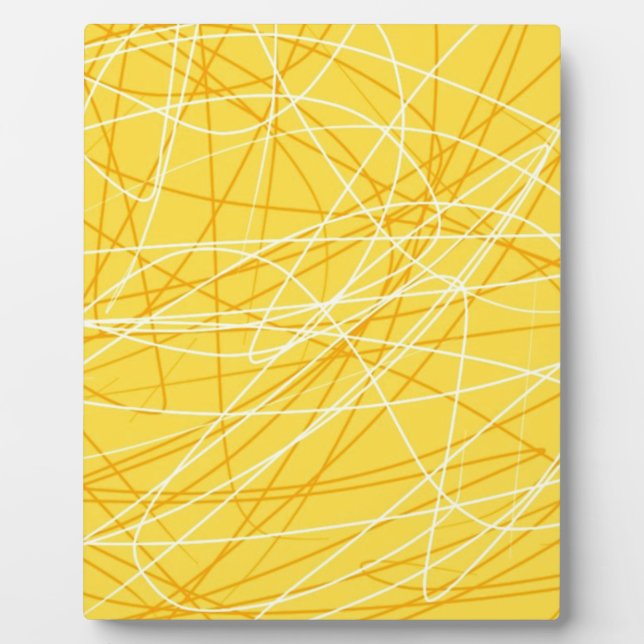 Neues kanariengelbes Muster Trend 2014 Zubehör Fotoplatte (Vorderseite)