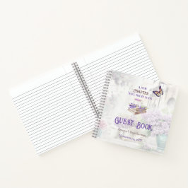 Neues Kapitel Begin Paris Gästebuchdusche Notizbuch