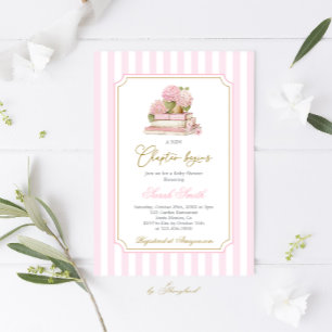 Neues Kapitel beginnt Baby Shower Girl Einladung