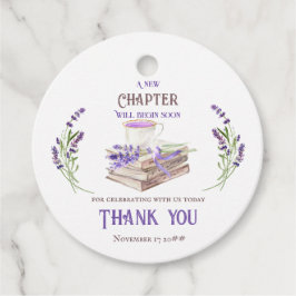 Neues Kapitel Beginnt bald Lavendel Bücher Kinderd Geschenkanhänger