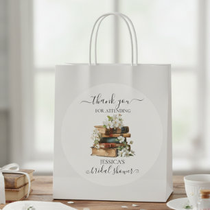 Neues Kapitel beginnt Buch-Brautdusche Runder Aufkleber