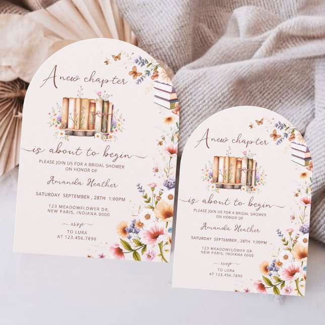 Neues Kapitel beginnt das Brautparty Einladung (Von Creator hochgeladen)