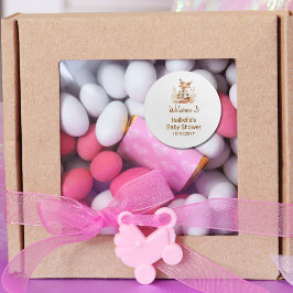 Neues Kapitel beginnt Fox Storybook Kinderdusche Runder Aufkleber