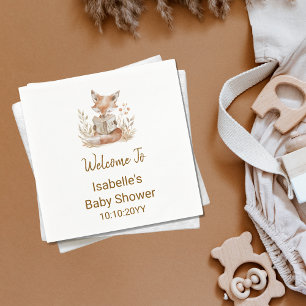 Neues Kapitel beginnt Fox Storybook Kinderdusche Serviette