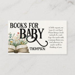 Neues Kapitel Beginnt Kinderdusche Vintage Wildblu Begleitkarte