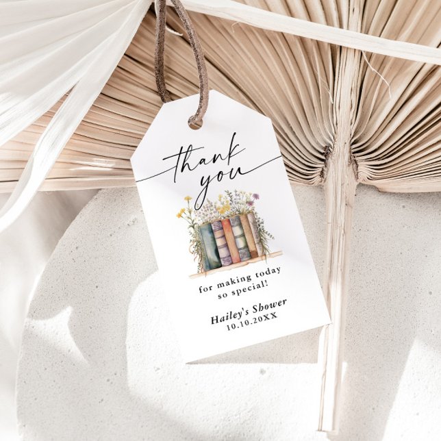 Neues Kapitel Beginnt Wildblume Brautparty Geschenkanhänger (Von Creator hochgeladen)