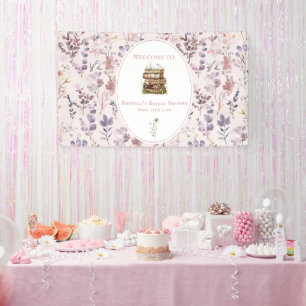 Neues Kapitel Brautparty Wildblume Begrüßungszeich Banner