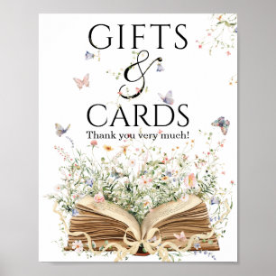 Neues Kapitel Buch Thema Brautparty Geschenk & Kar Poster