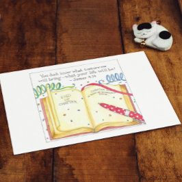 Neues Kapitel Inspirationspostkarte Postkarte