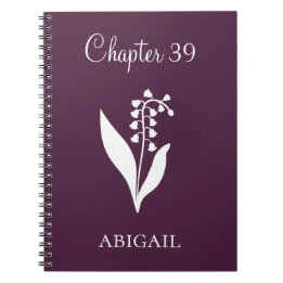 Neues Kapitel Journal Lilly Mai Geburtsblume Notizblock