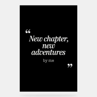 Neues Kapitel, Neues Adventures Design von mir Acrylschild