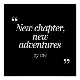 Neues Kapitel, Neues Adventures Design von mir Poster