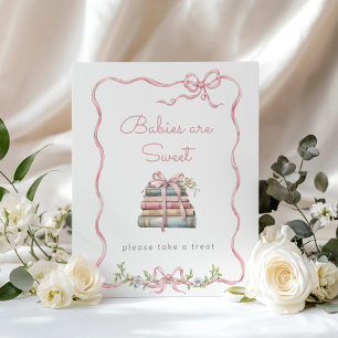 Neues Kapitel Rosa Bogen Babys sind süß Poster