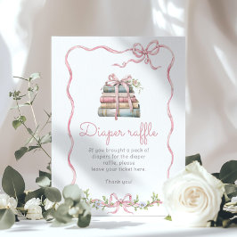 Neues Kapitel Rosa Bogen Vintage Windelwickel Poster