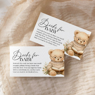Neues Kapitel Storybook-Baby-Shower-Bücher für Bab Begleitkarte
