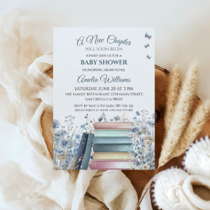 Neues Kapitel Storybook Classic Baby Shower Einladung