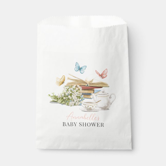 Neues Kapitel Tee Set Schmetterlinge Buch Kinderdu Geschenktütchen (Vorderseite)