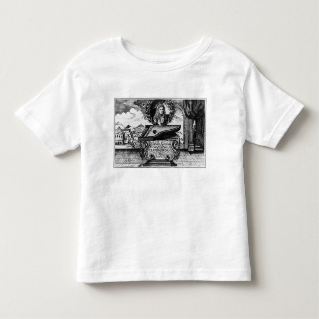Neues Klavier üben, 1689 Kleinkind T-shirt (Vorderseite)