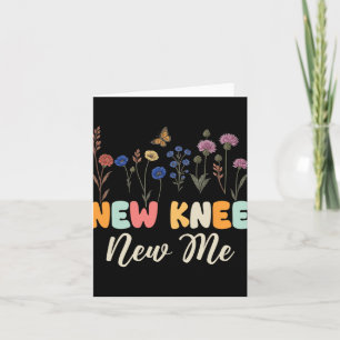 Neues Knie Neues Ich Lustiger Knie-OP-Wiederherste Karte